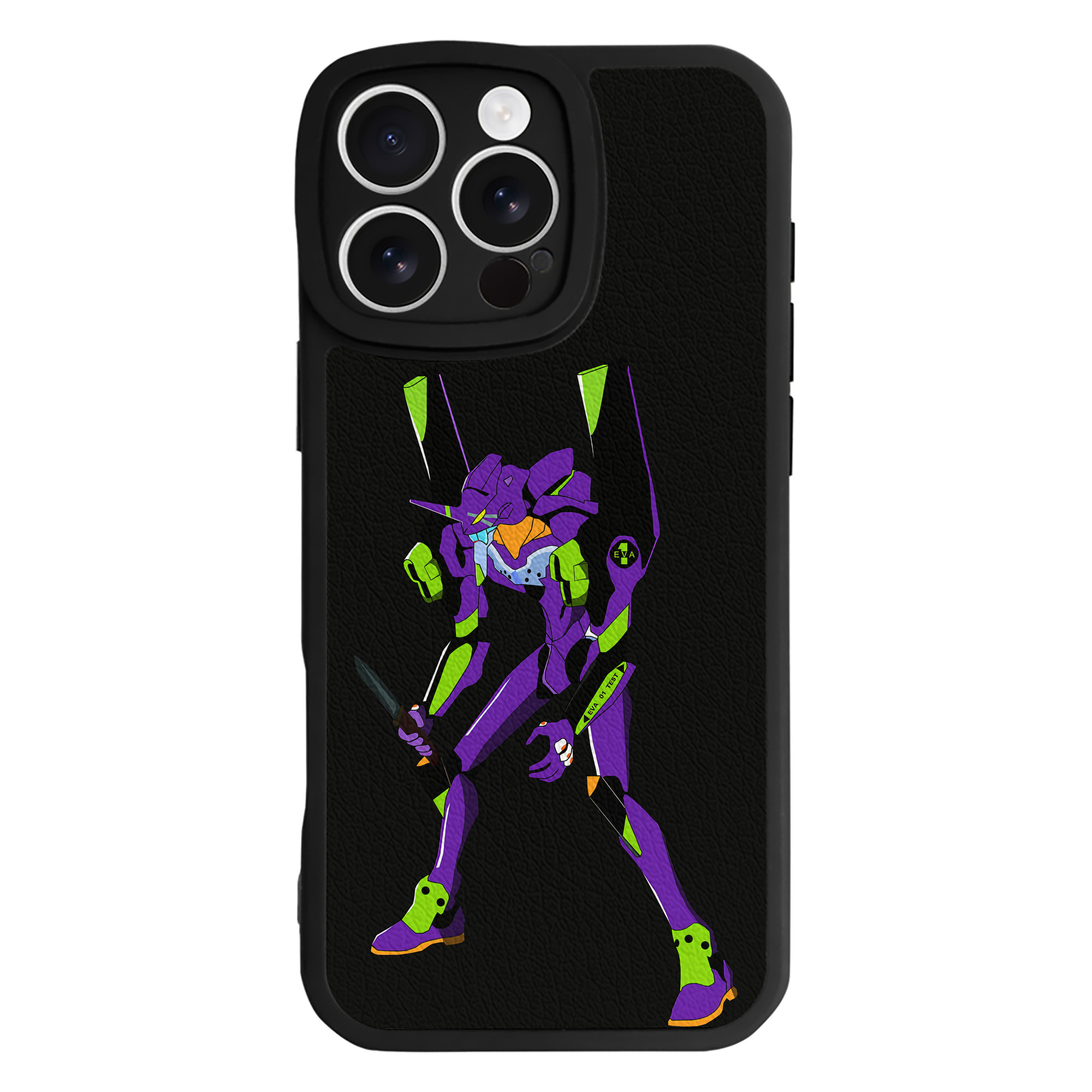 （画像用） EVA 新世紀エヴァンゲリオン 【iPhone 16シリーズ対応】シリコンスマホケース（レザー調） 材質：シリコン